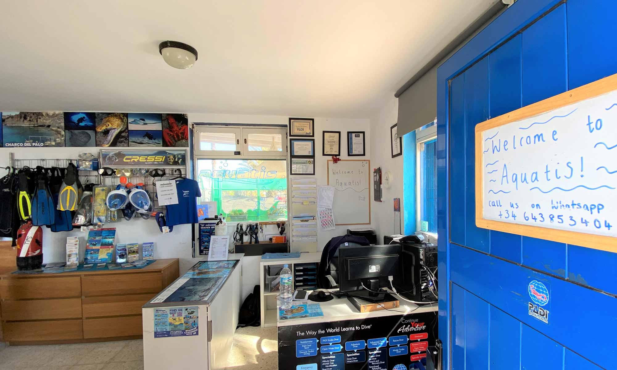 Slow Dive Atlantik Kanarische Inseln Aquatis Diving Center Lanzarote Tauchshop 3