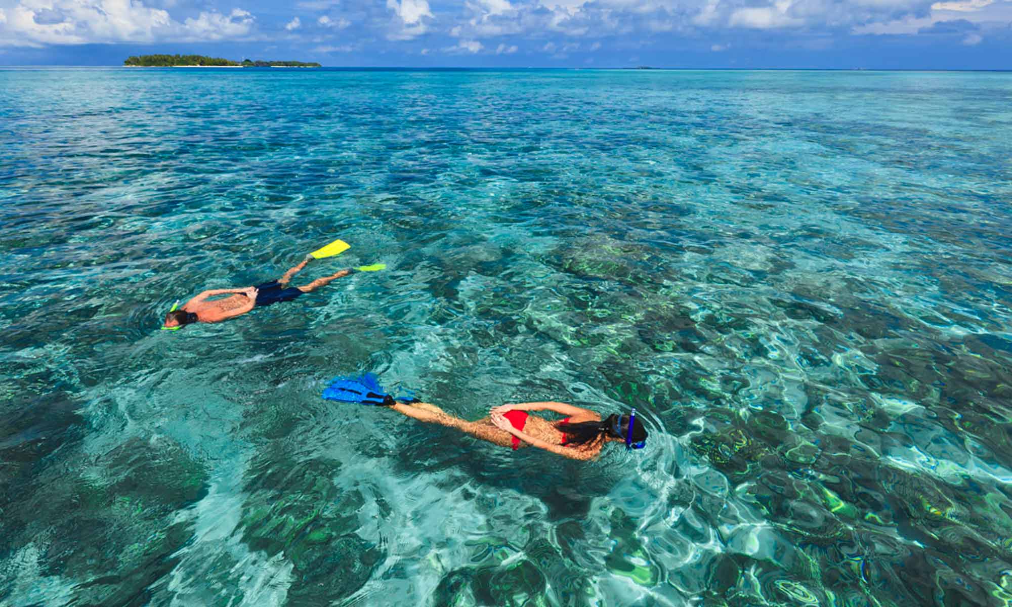 Slow Dive Indischer Ozean Malediven Kurumba Maldives Schnorcheln