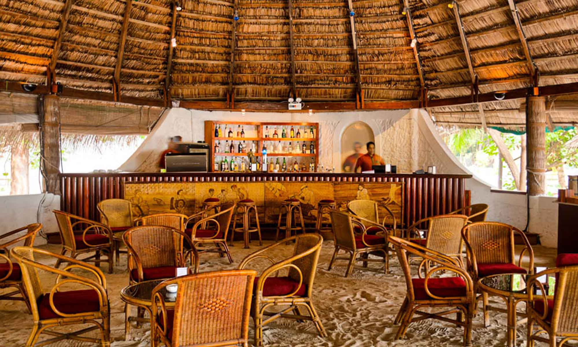 Slow Dive Indischer Ozean Malediven Bathala Resort Außen