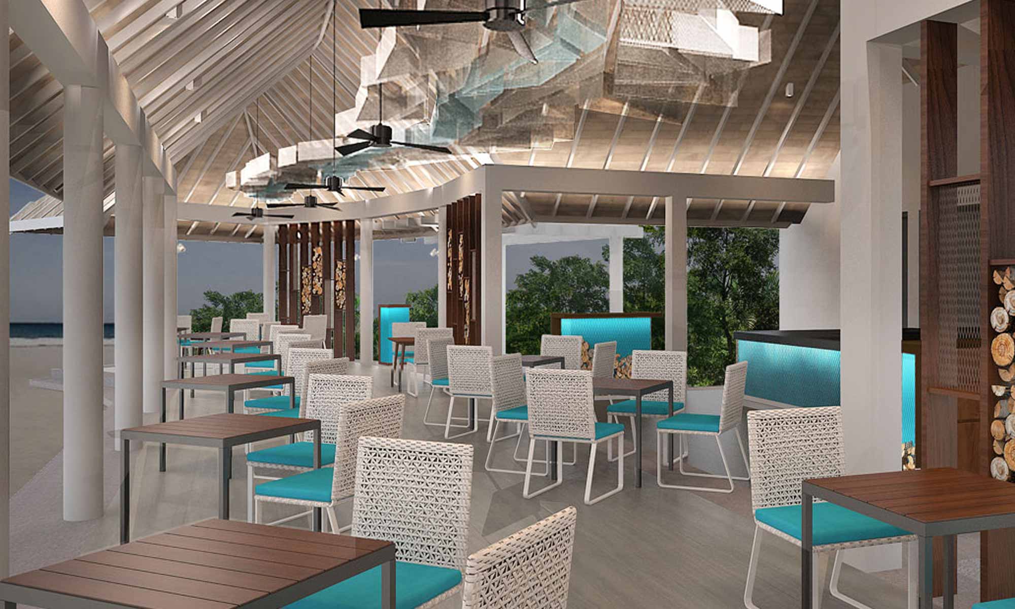 Slow Dive Indischer Ozean Malediven Dhigali Maldives Restaurant