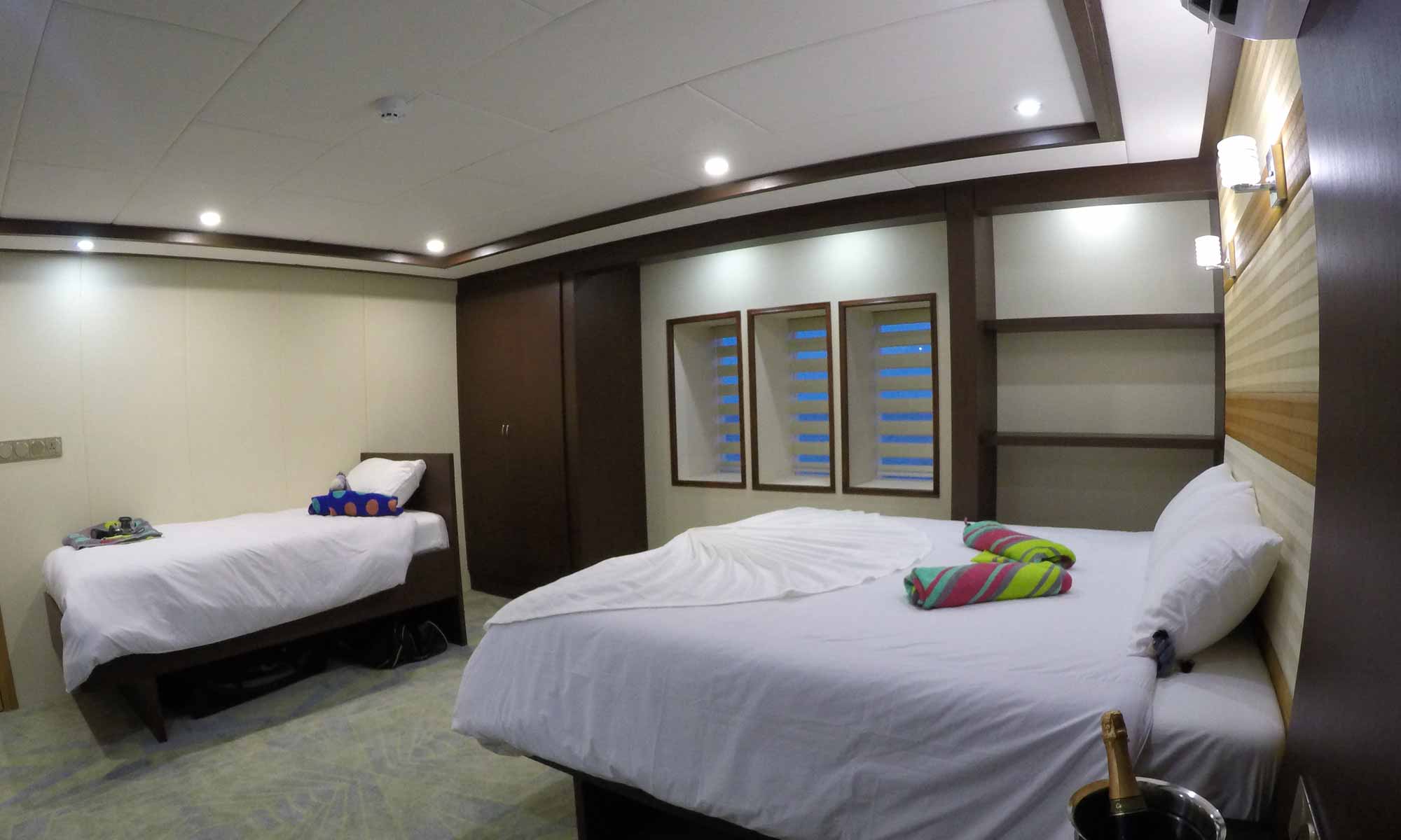 Slow Dive Indischer Ozean Malediven Emperor Serenity Kabine