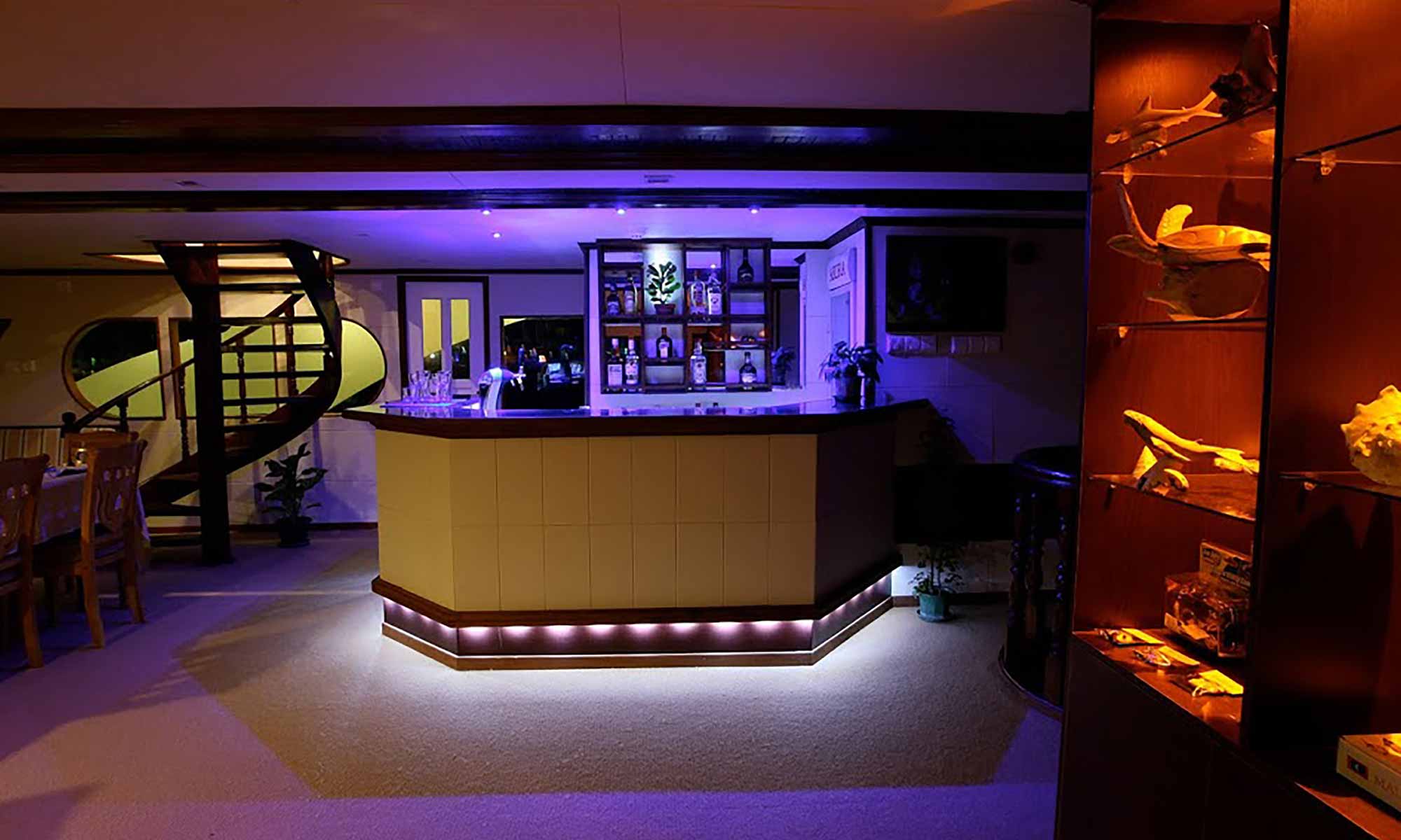 Slow Dive Indischer Ozean Malediven Emperor Voyager Bar