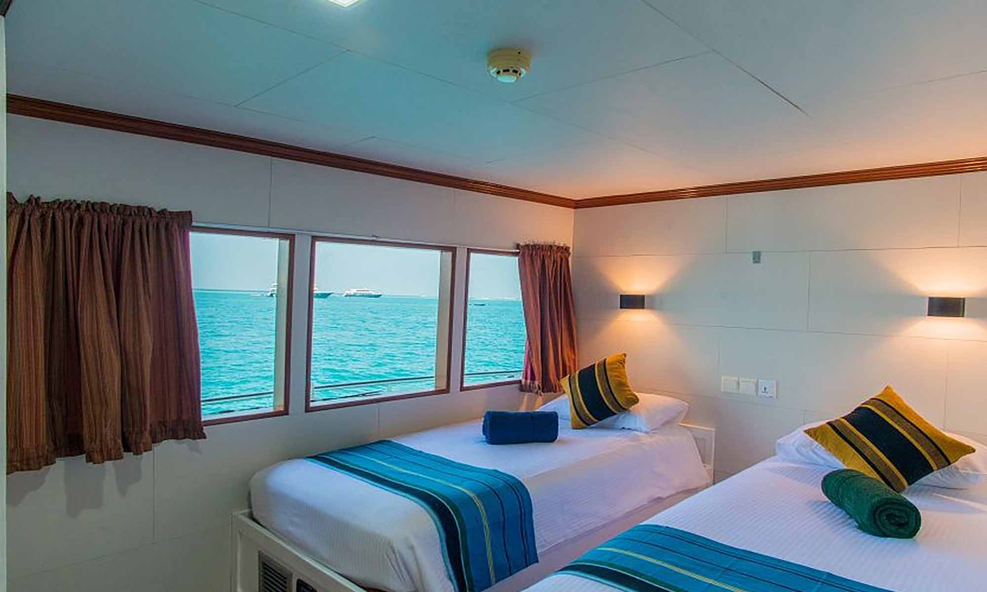 Slow Dive Indischer Ozean Malediven Emperor Voyager Oberdeck Twinkabine 2