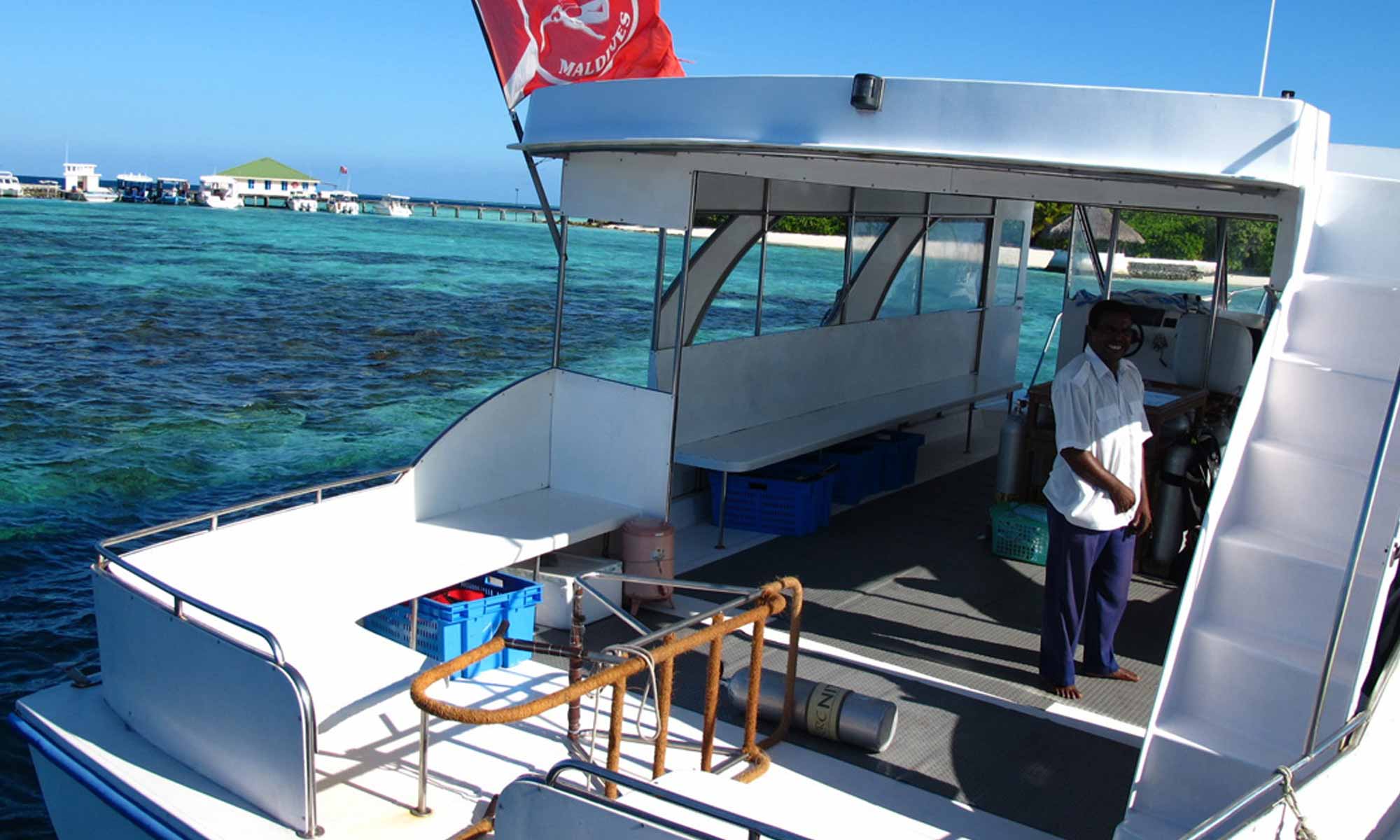Slow Dive Indischer Ozean Malediven Euro Divers Eriyadu Boot