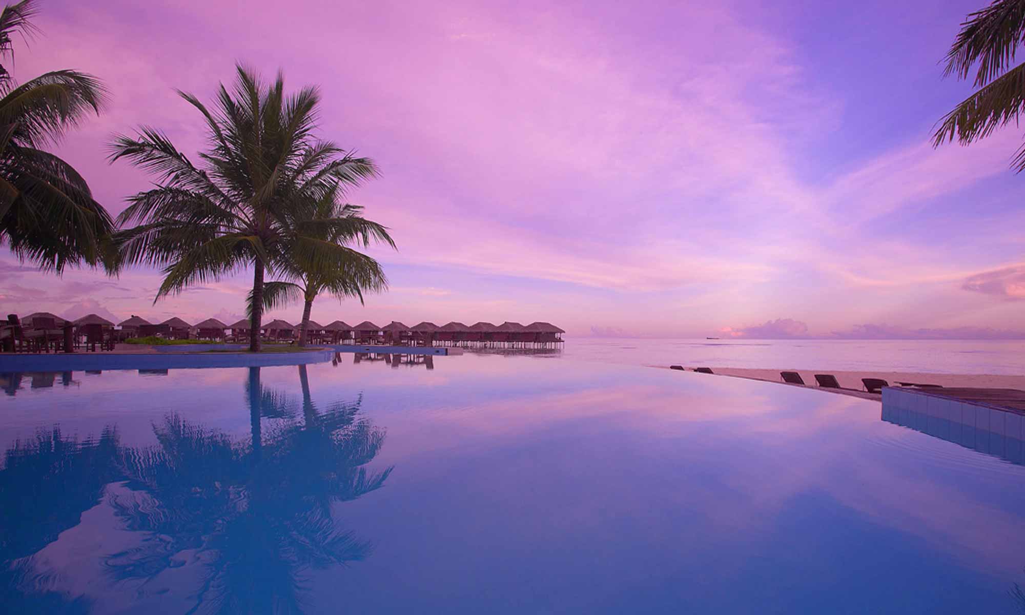 Slow Dive Indischer Ozean Malediven Filitheyo Island Resort Sunset