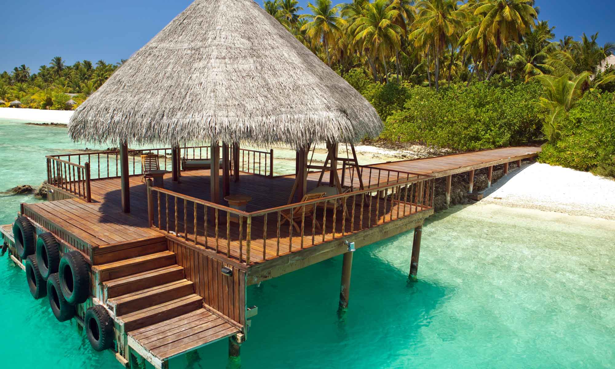 Slow Dive Indischer Ozean Malediven Filitheyo Island Resort Wasserbungalow