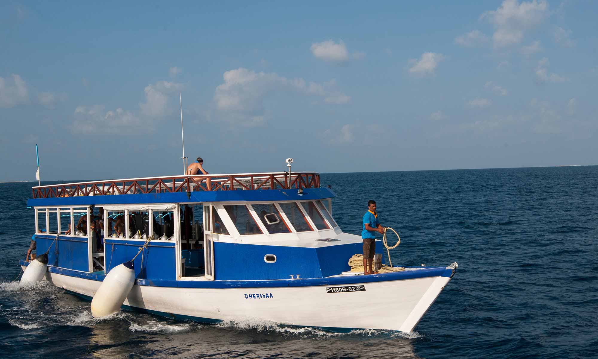 Slow Dive Indischer Ozean Malediven Nautilus Two Dhoni