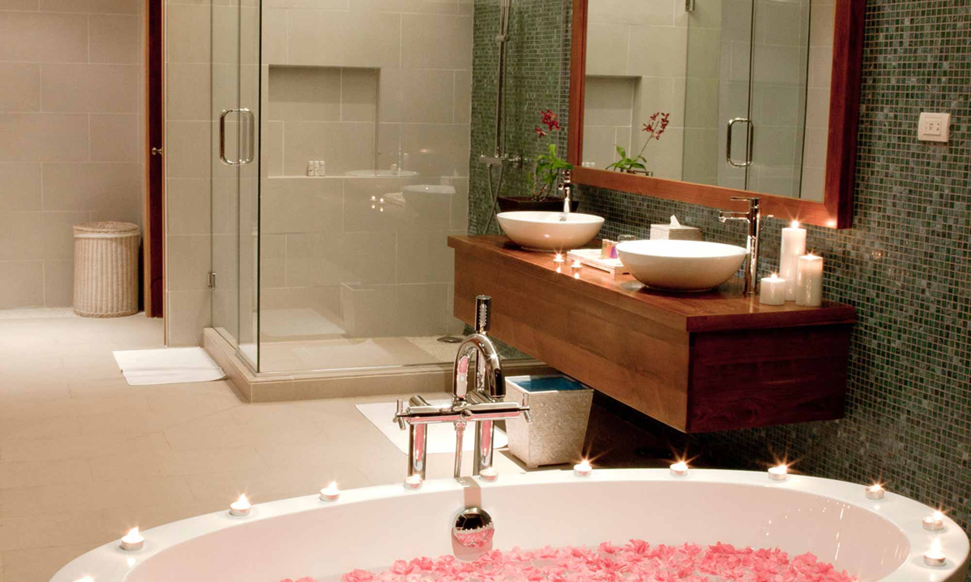 Slow Dive Indischer Ozean Malediven Vakarufalhi Island Resort Badezimmer