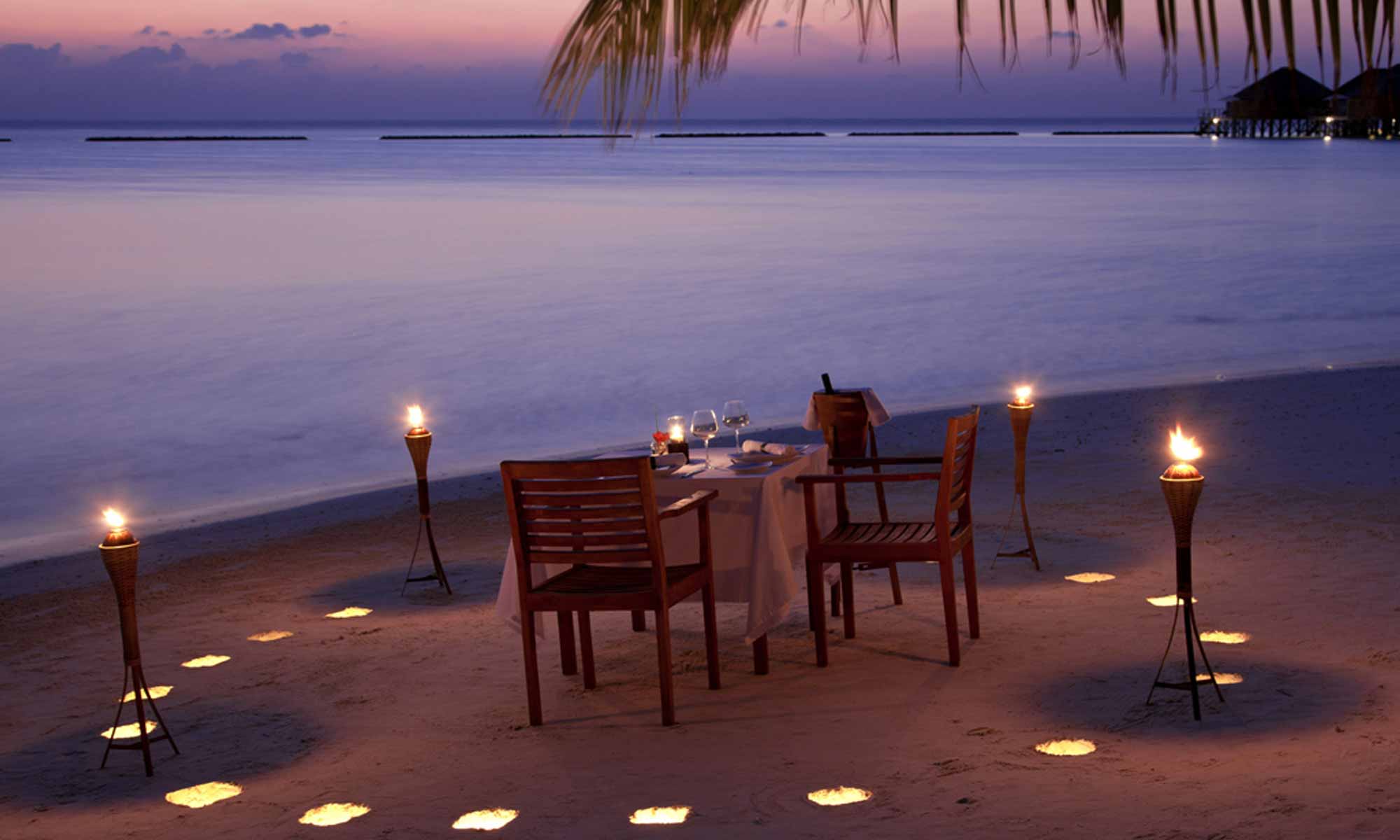 Slow Dive Indischer Ozean Malediven Vakarufalhi Island Resort Sunset