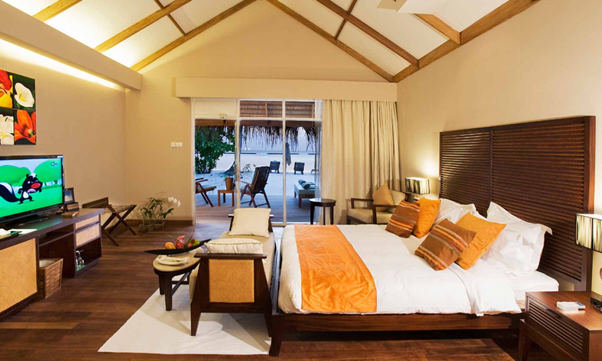 Slow Dive Indischer Ozean Malediven Vakarufalhi Island Resort Zimmer Oceanview