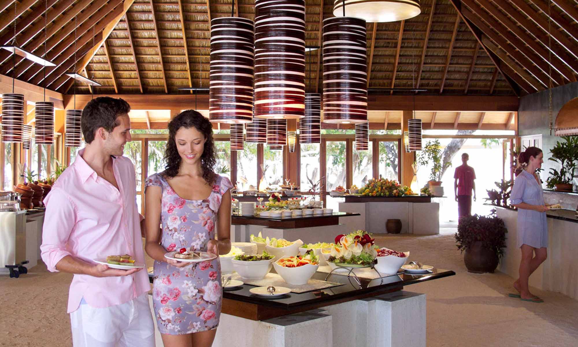 Slow Dive Indischer Ozean Malediven Vilamendhoo Island Resort Restaurant