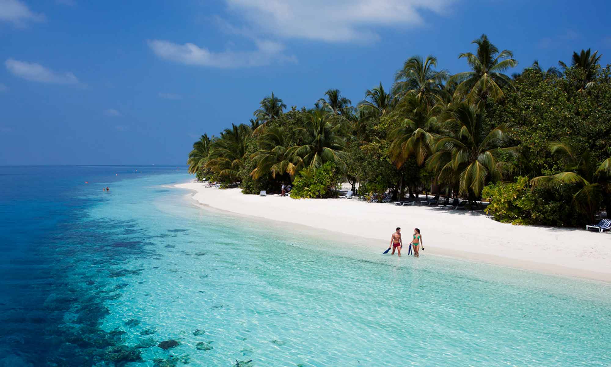 Slow Dive Indischer Ozean Malediven Vilamendhoo Island Resort Strandbereich
