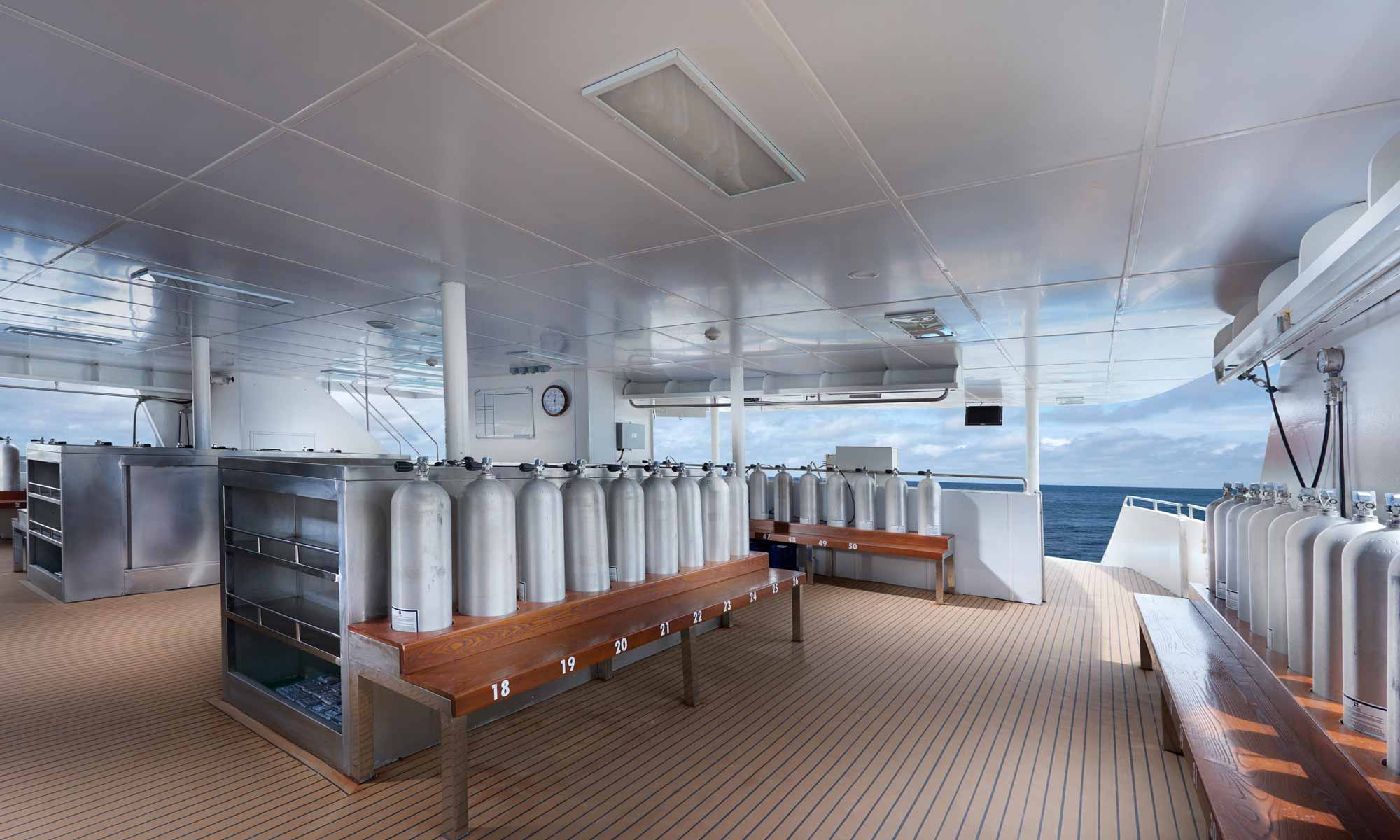 Slow Dive Indopazifik Indonesien New White Manta Tauchdeck