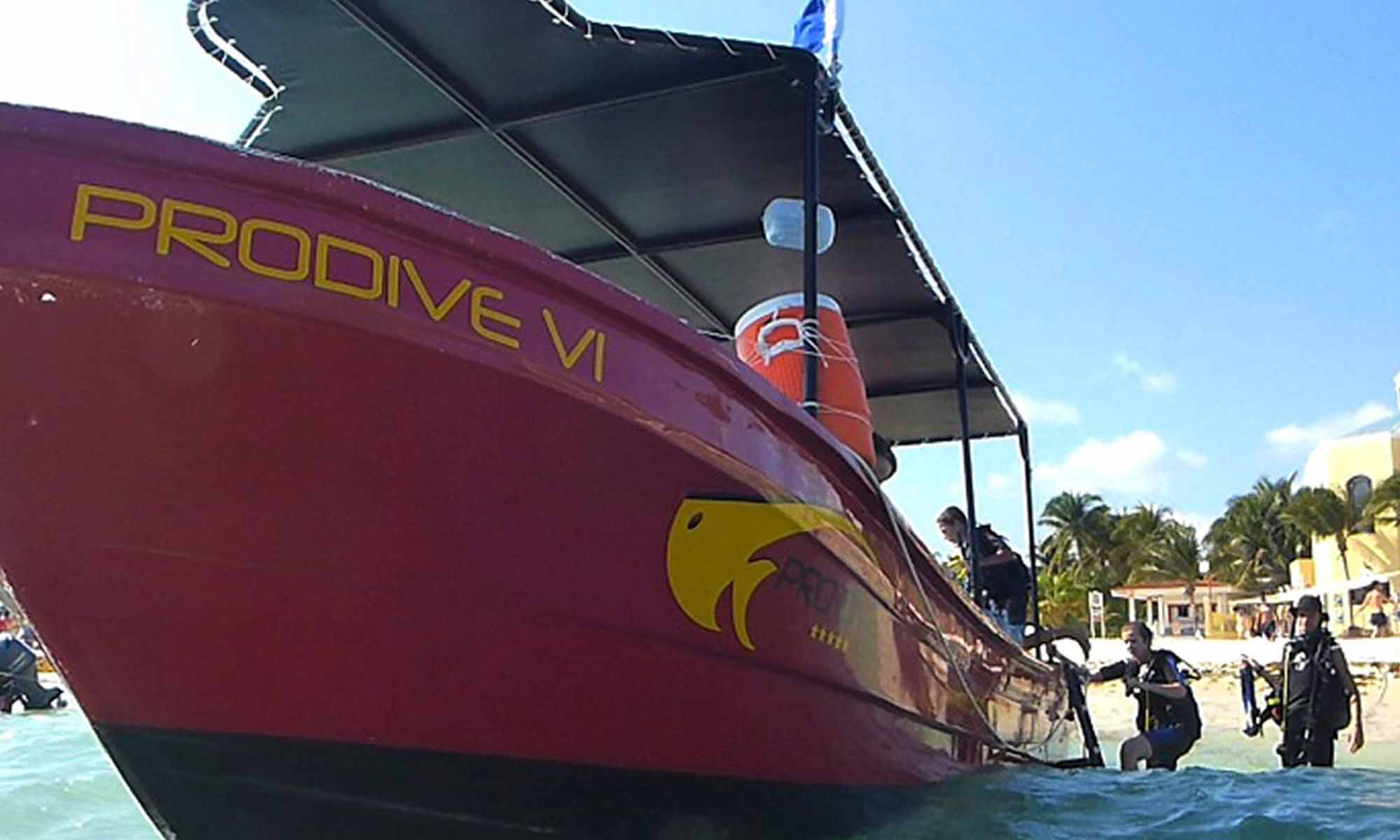 Slow Dive Pazifik Mexiko Pro Dive Playacar Boot