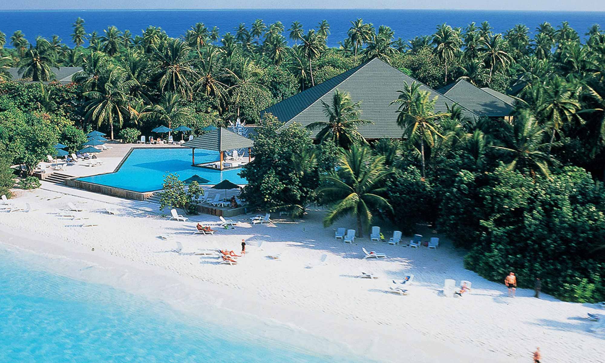 Slow Dive Indischer Ozean Adaaran Resort Meedhupparu Oben