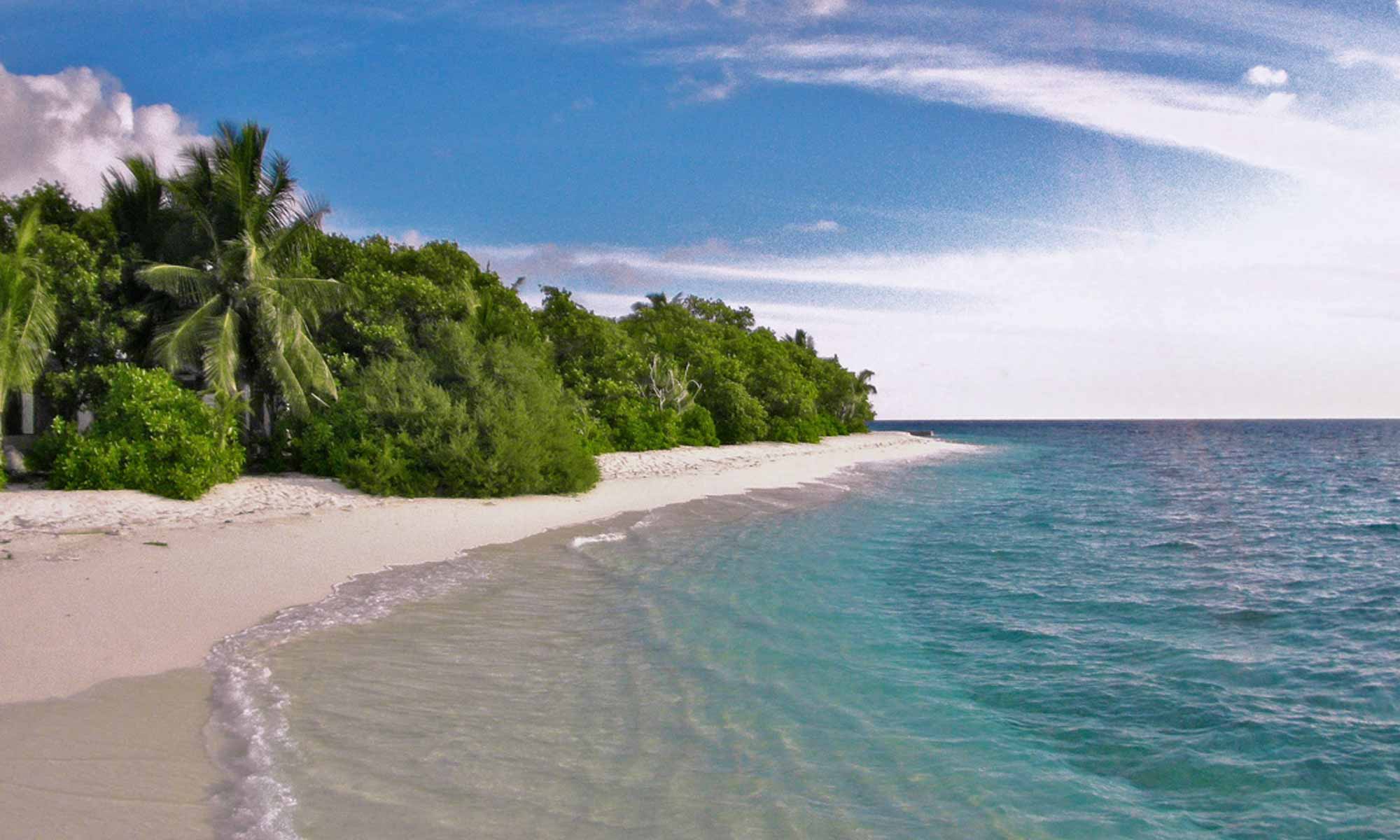 Slow Dive Indischer Ozean Malediven COOEE OBLU at Helengeli Bungalow Meer