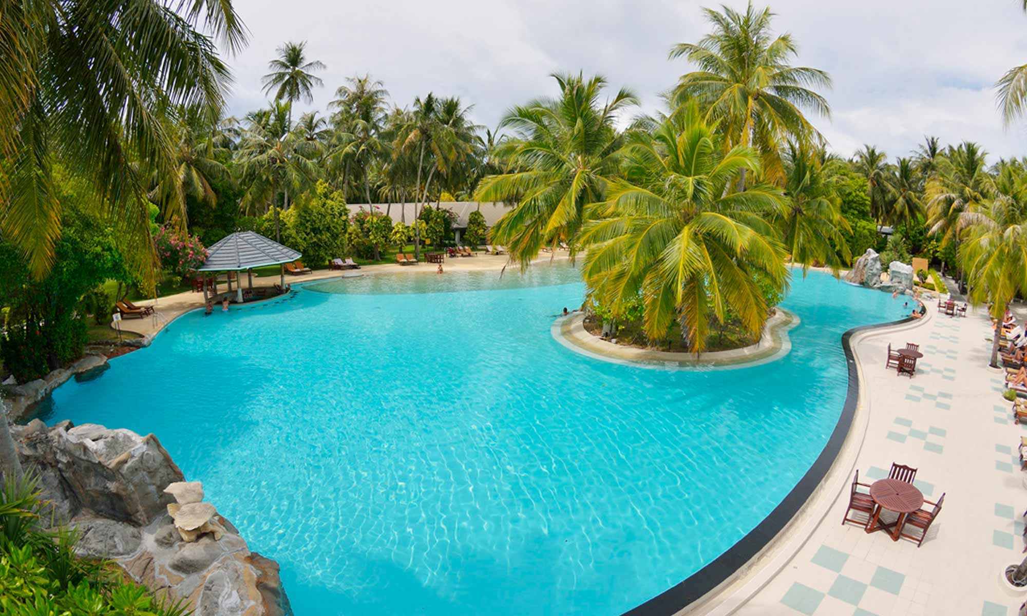 Slow Dive Indischer Ozean Malediven Sun Island Pool