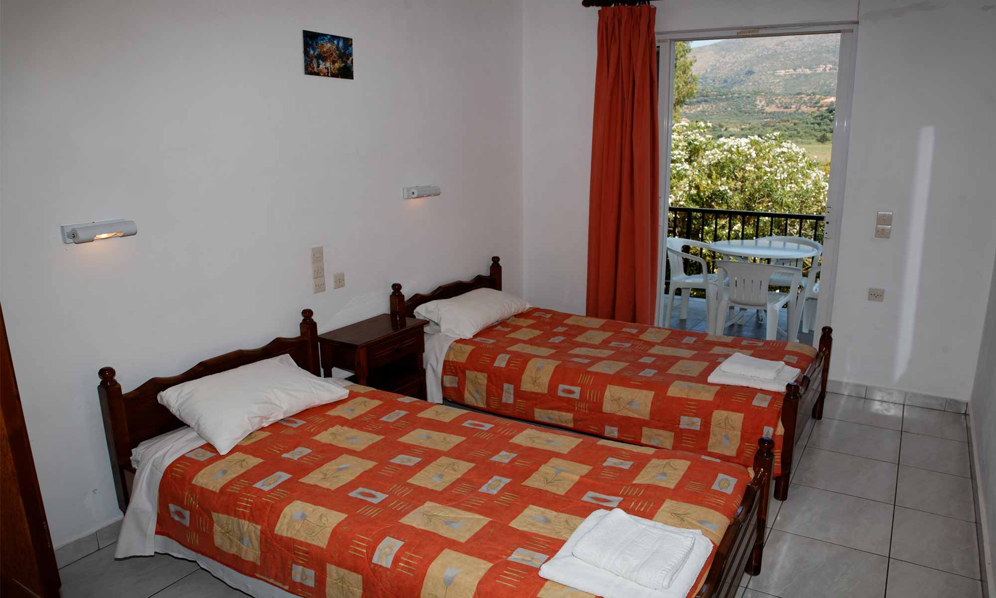 Slow Dive Angebote Griechenland Zakynthos Studio Dephi Schlafzimmer Einzelbetten