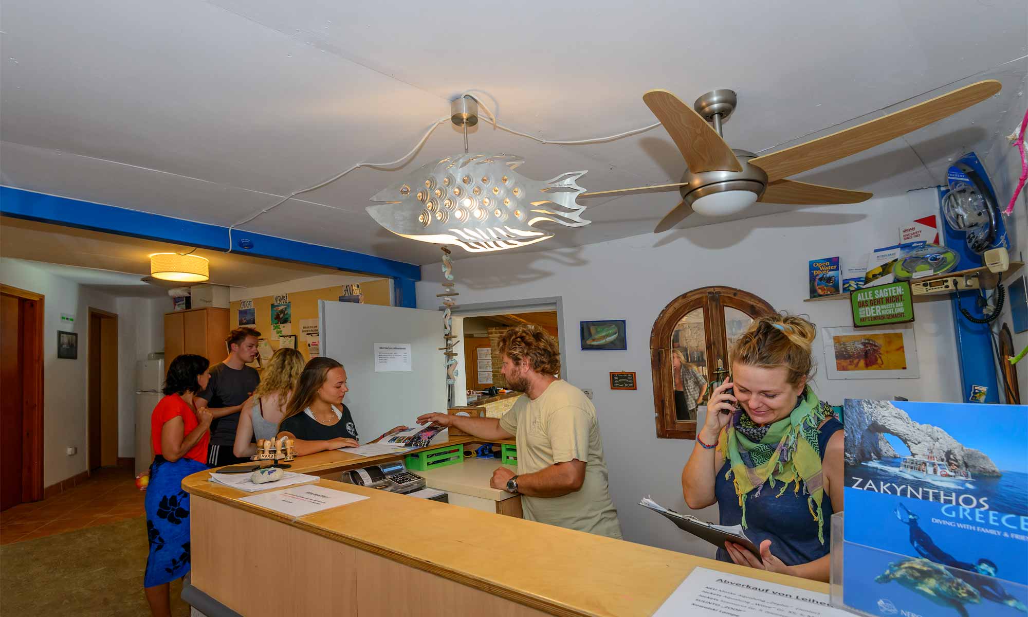 Slow Dive Angebote Griechenland Zakynthos Nero Sport Büro