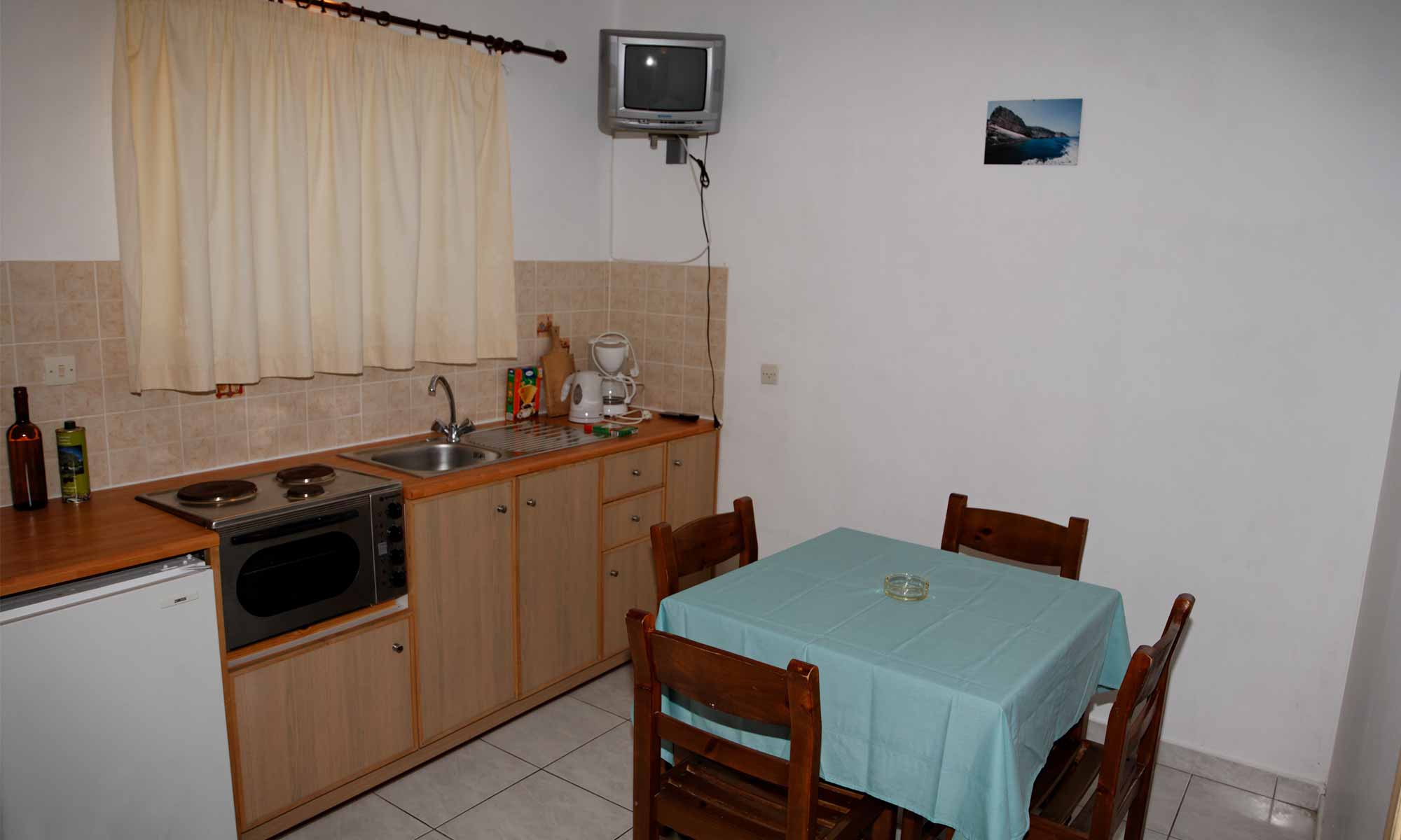 Slow Dive Angebote Griechenland Zakynthos Studio Dephi Küche