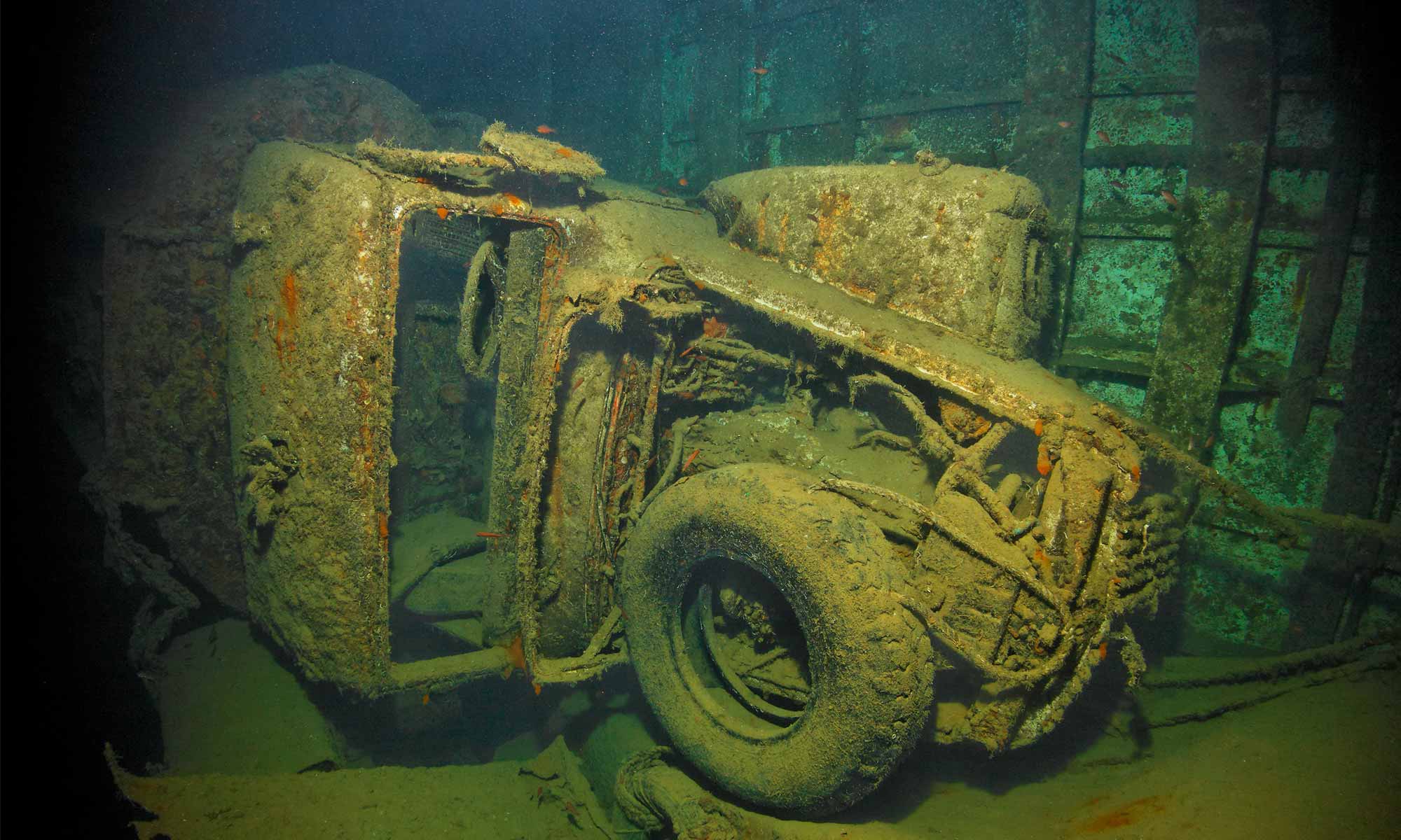 Slow Dive Angebote Griechenland Zakynthos Unterwasser Wrack Laderampe