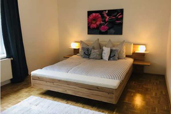 Slow Dive Angebote Österreich Grüblsee Steiermark Appartment Schlafzimmer