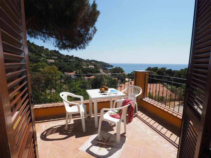 Slow Dive Angebote Italien Elba Appartment Villa Eden Primao Piano Aussicht