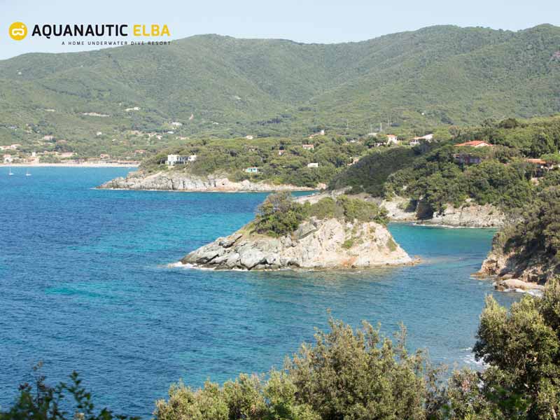 Slow Dive Angebote Italien Elba Boot Felsen