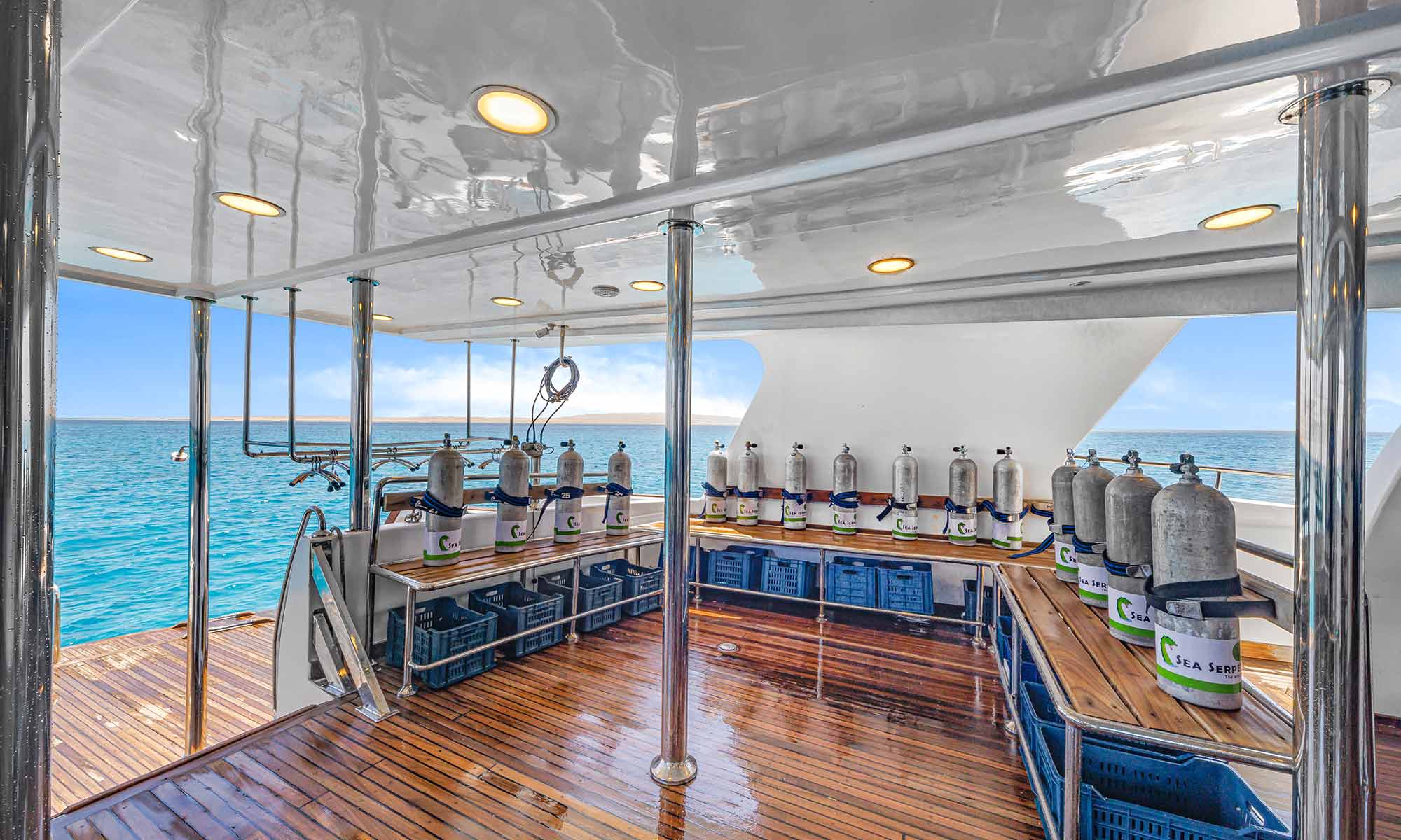 Slow Dive Rotes Meer Ägypten Sea Serpent Excellence Tauchdeck